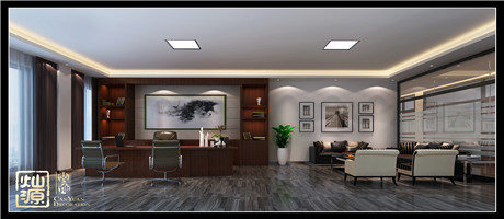 總經(jīng)理辦公室設(shè)計(jì)多一份會(huì)雜少一分會(huì)缺，這樣剛剛好