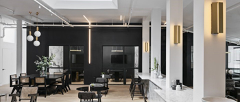 珊瑚橘美容院設(shè)計(jì)  設(shè)計(jì)感強(qiáng)烈的美容院設(shè)計(jì)