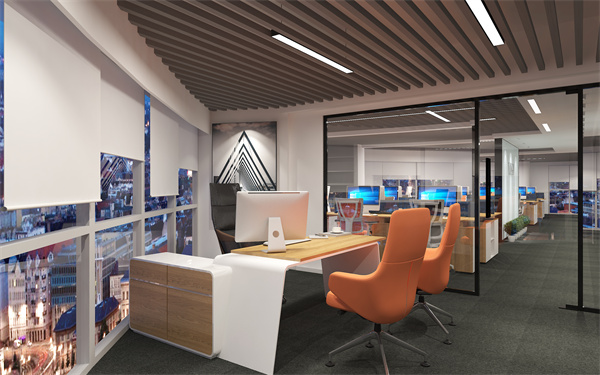 南寧辦公室裝修公司設(shè)計效果圖&mdash;燦源裝飾