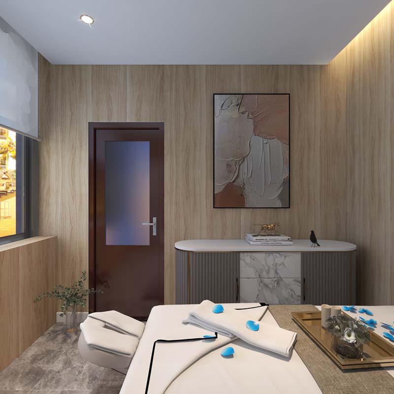 “專屬溫馨設(shè)計，打造小平米氛圍感成本裝修”——光明.瀾灣九里南寧按摩足浴會所設(shè)計裝修案例-燦源裝飾